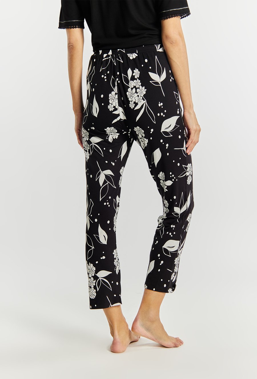 Długie spodnie damskie od piżamy