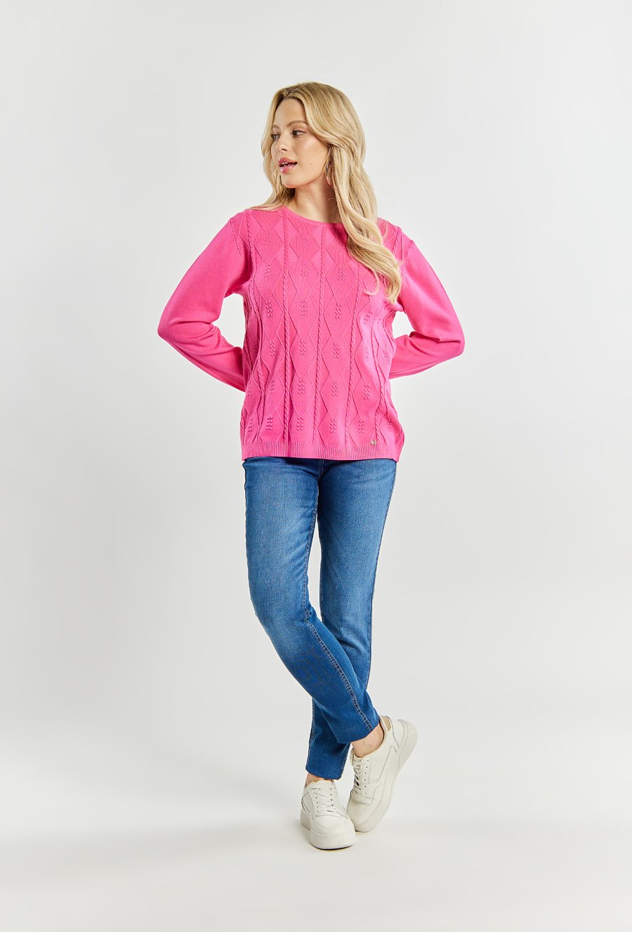 Wiskozowy sweter damski