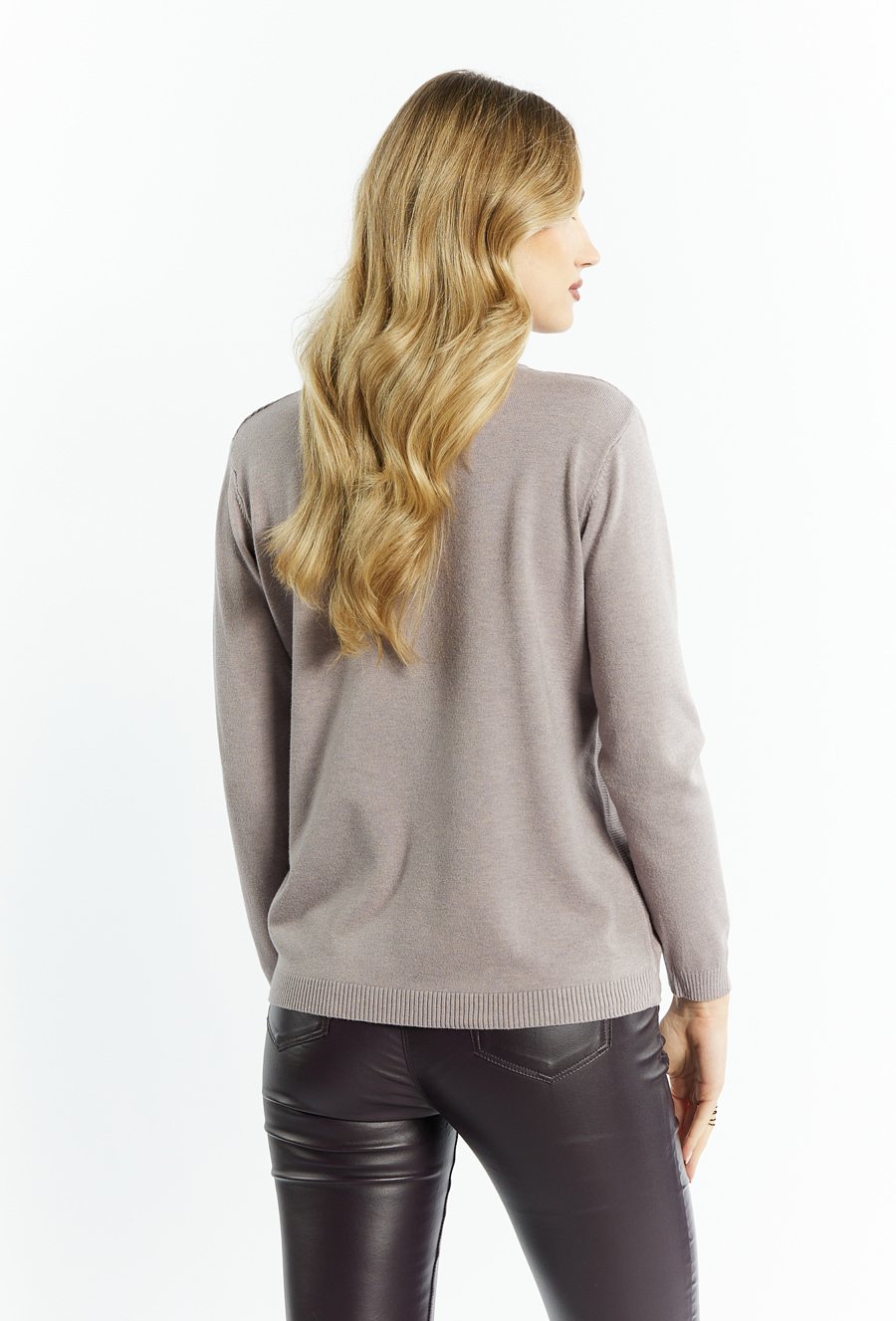 Cienki sweter damski