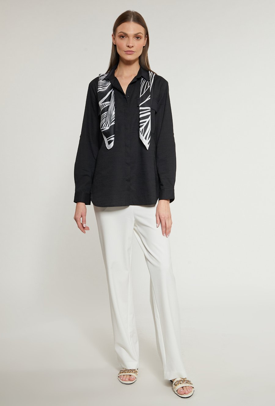 Bawełniana koszula z kieszonkami