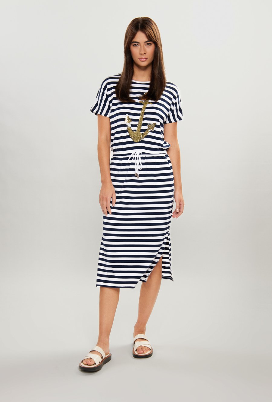 Sukienka damska w paski