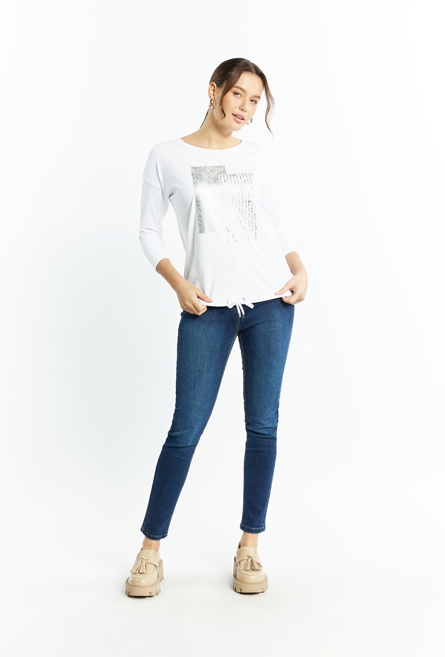 Bawełniany T-shirt damski