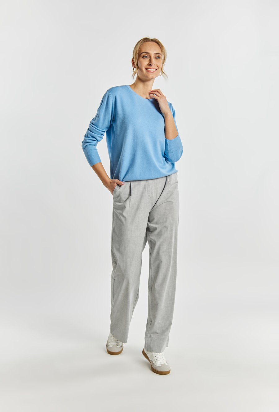 Wiskozowy sweter damski