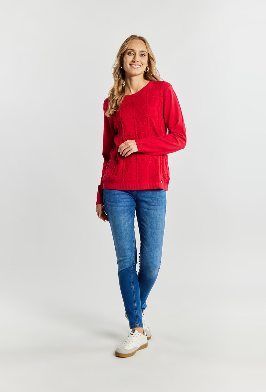 Wiskozowy sweter damski