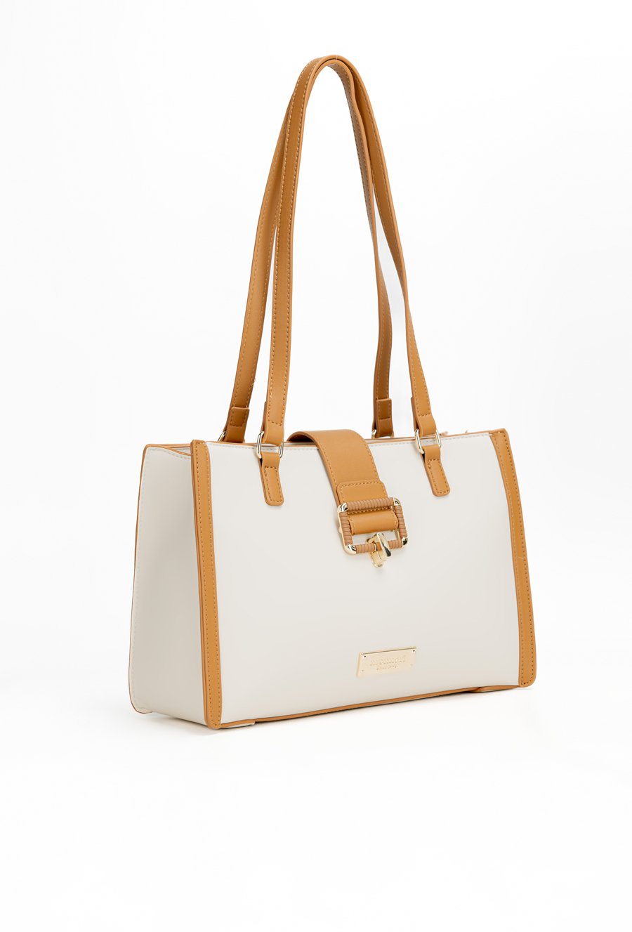 Torba damska z ciekawym zapięciem