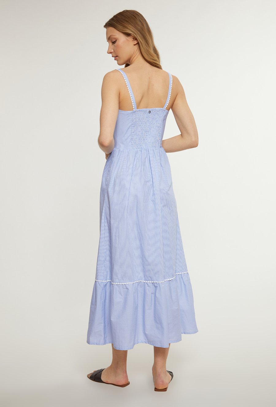 Sukienka damska maxi w paski