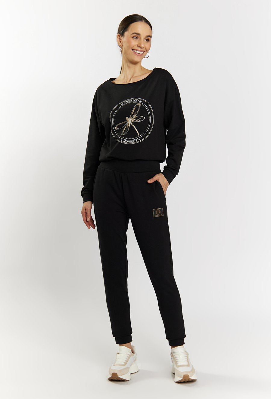 Dresowe spodnie z bawełny