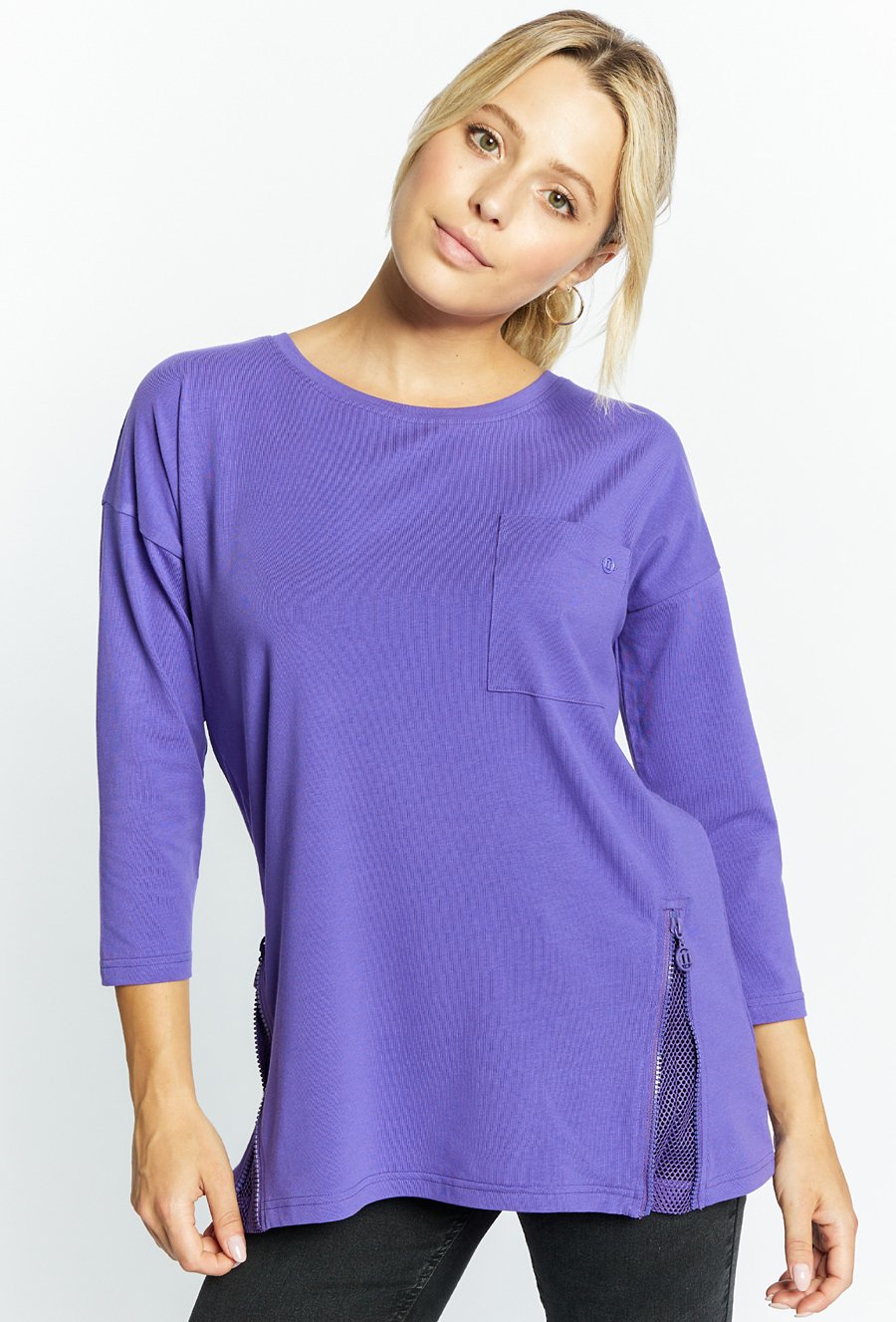 Bluzka damska z kieszonką
