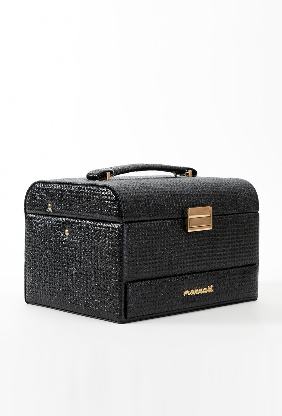 Połyskujący kuferek damski