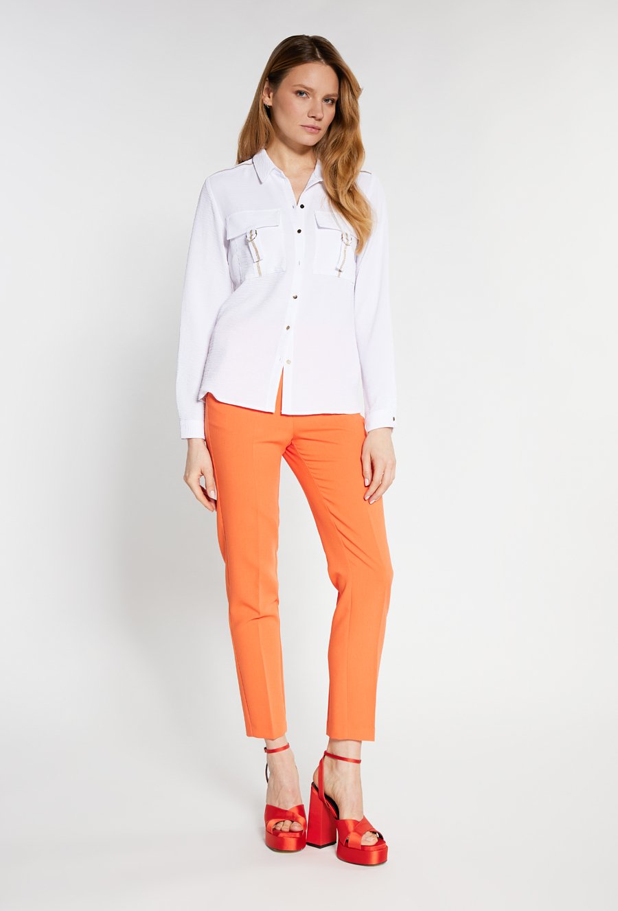 Koszulowa bluzka damska