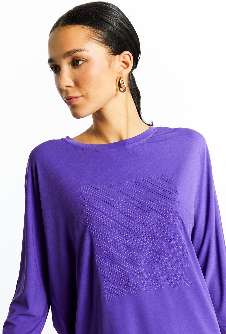 Dzianinowa bluzka damska