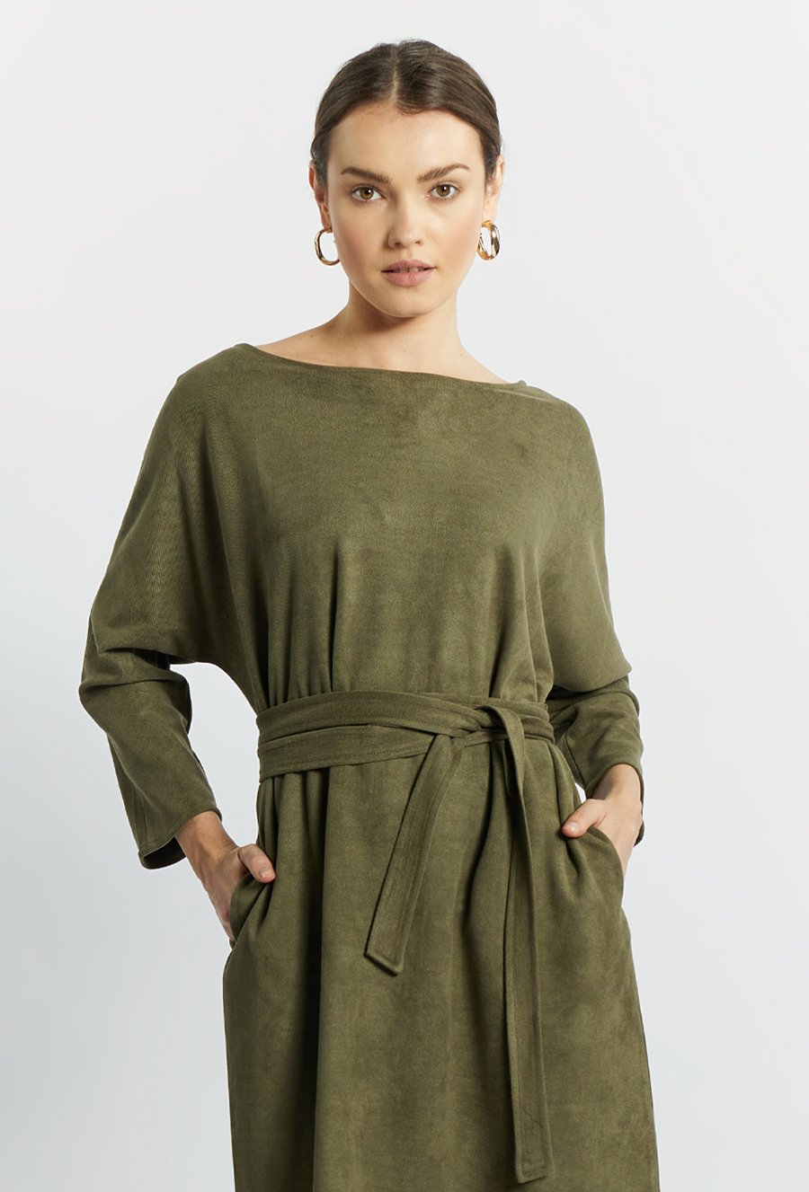 Dzianinowa sukienka damska