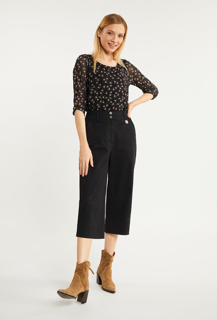 Spodnie damskie typu kuloty