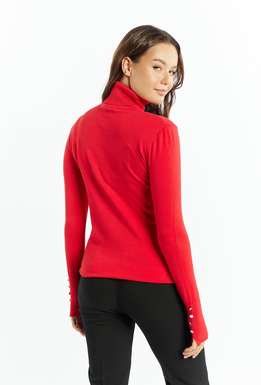 Wiskozowy golf damski