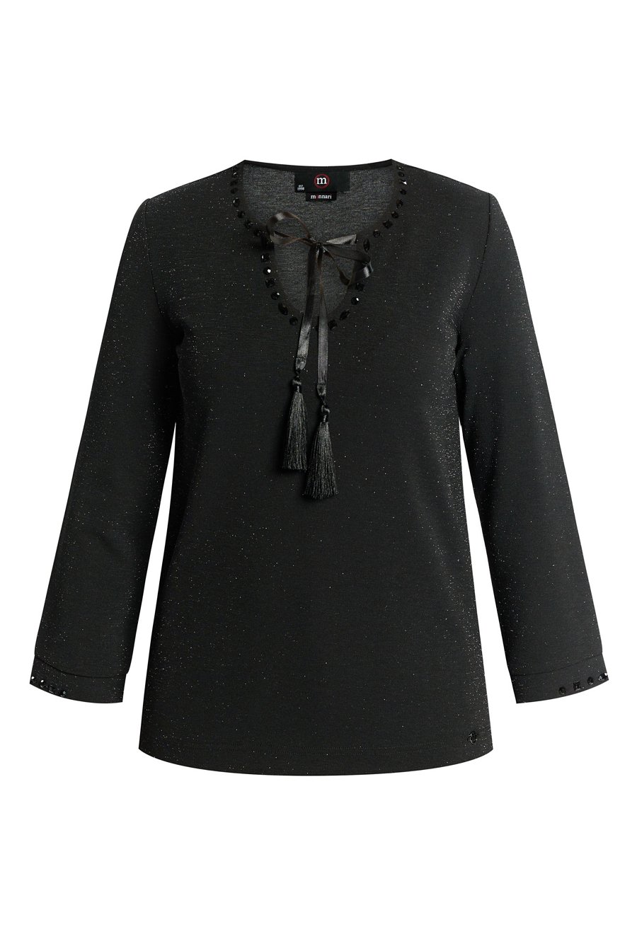 Bluzka z metalicznym efektem