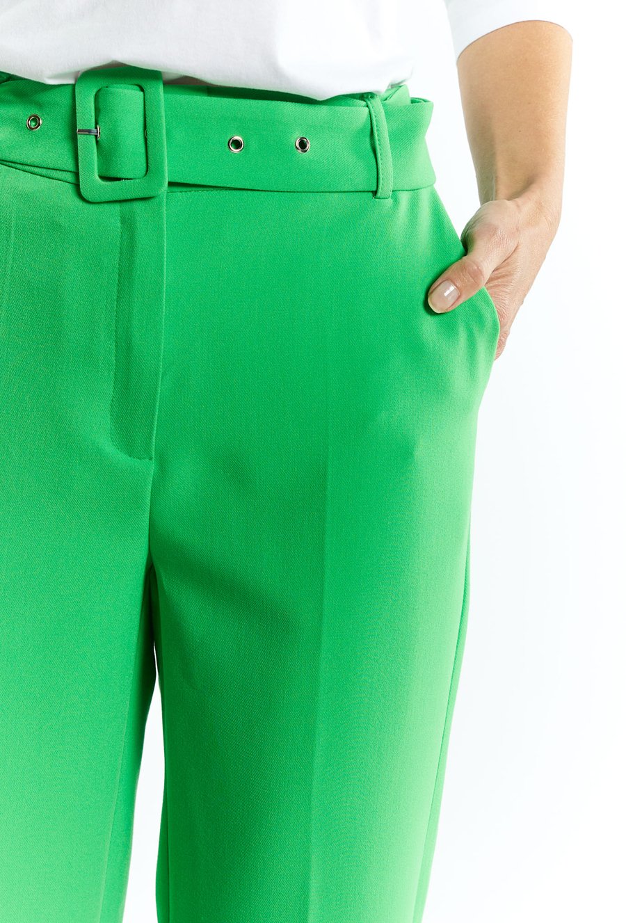 Spodnie damski z paskiem