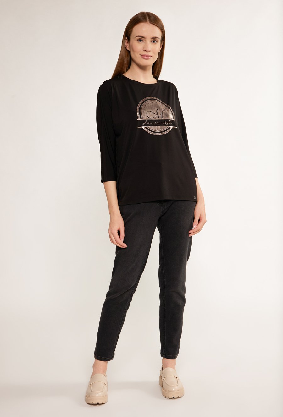 Bluzka o swobodnym kroju