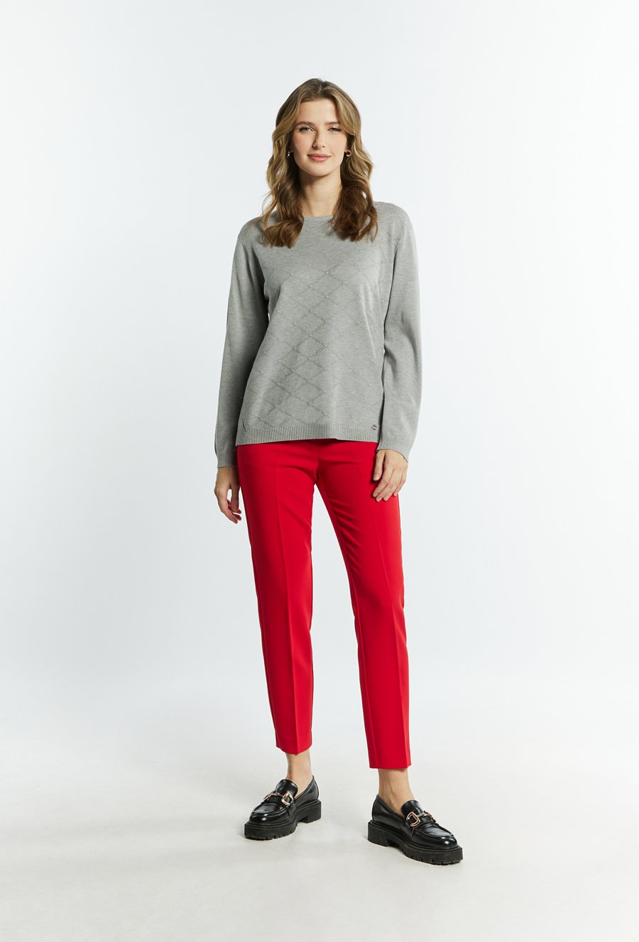 Wiskozowy sweter damski