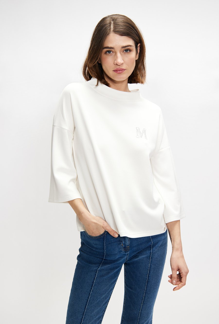 Bluza z dżetowym logo