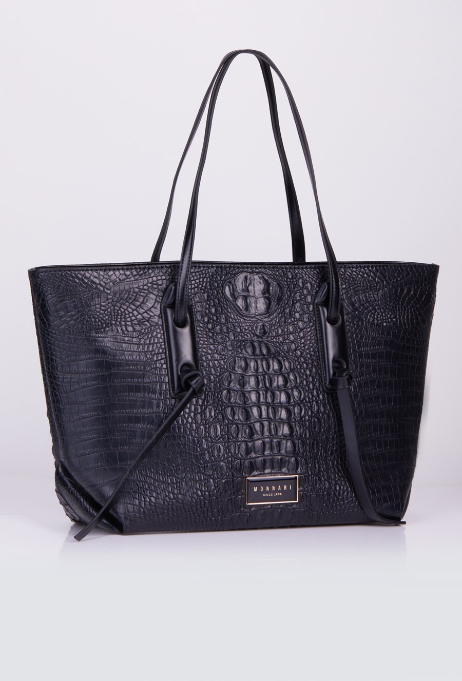 Torba typu shopper w krokodyli wz&oacute;r