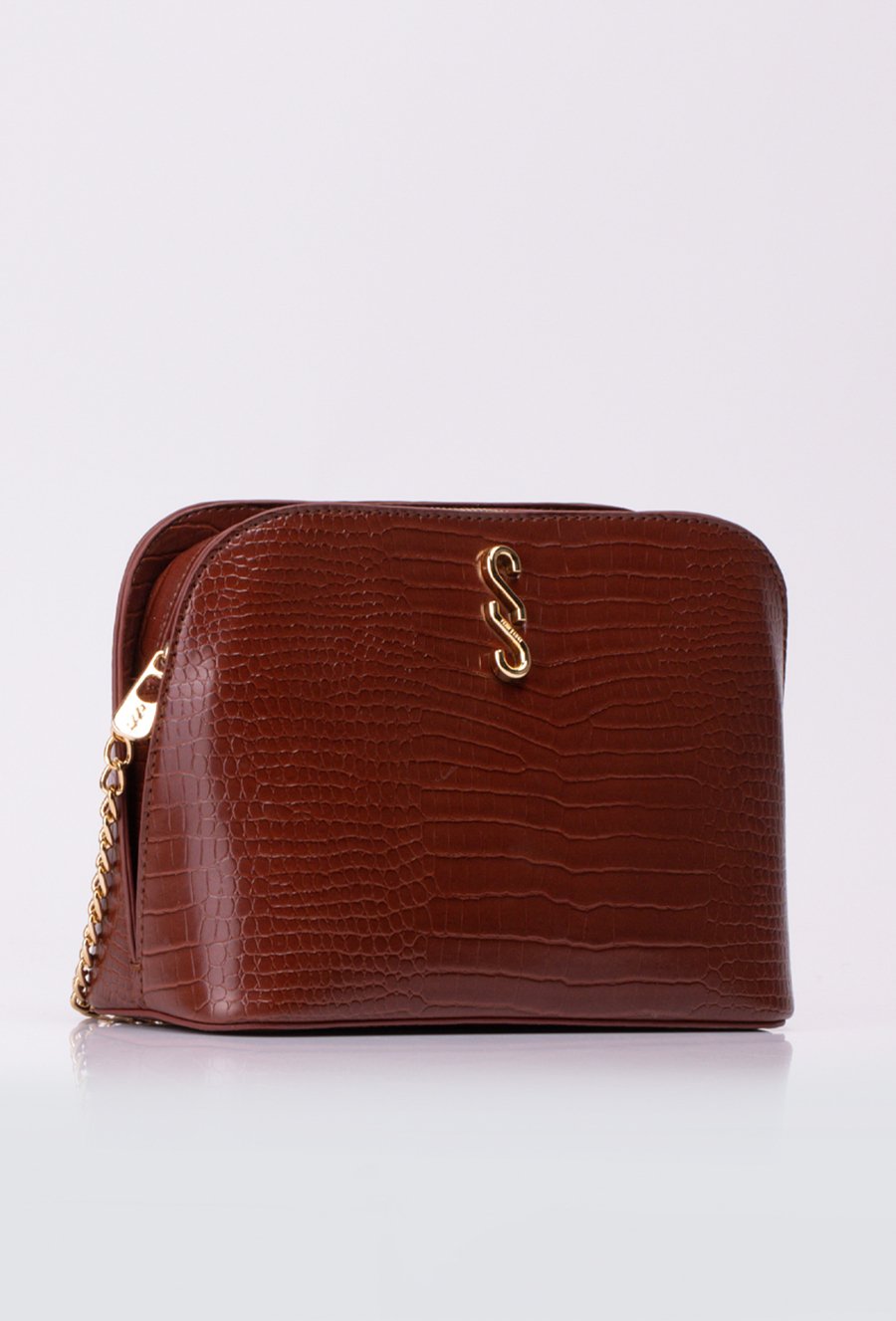 Mała torba typu kuferek w zwierzęcy wz&oacute;r