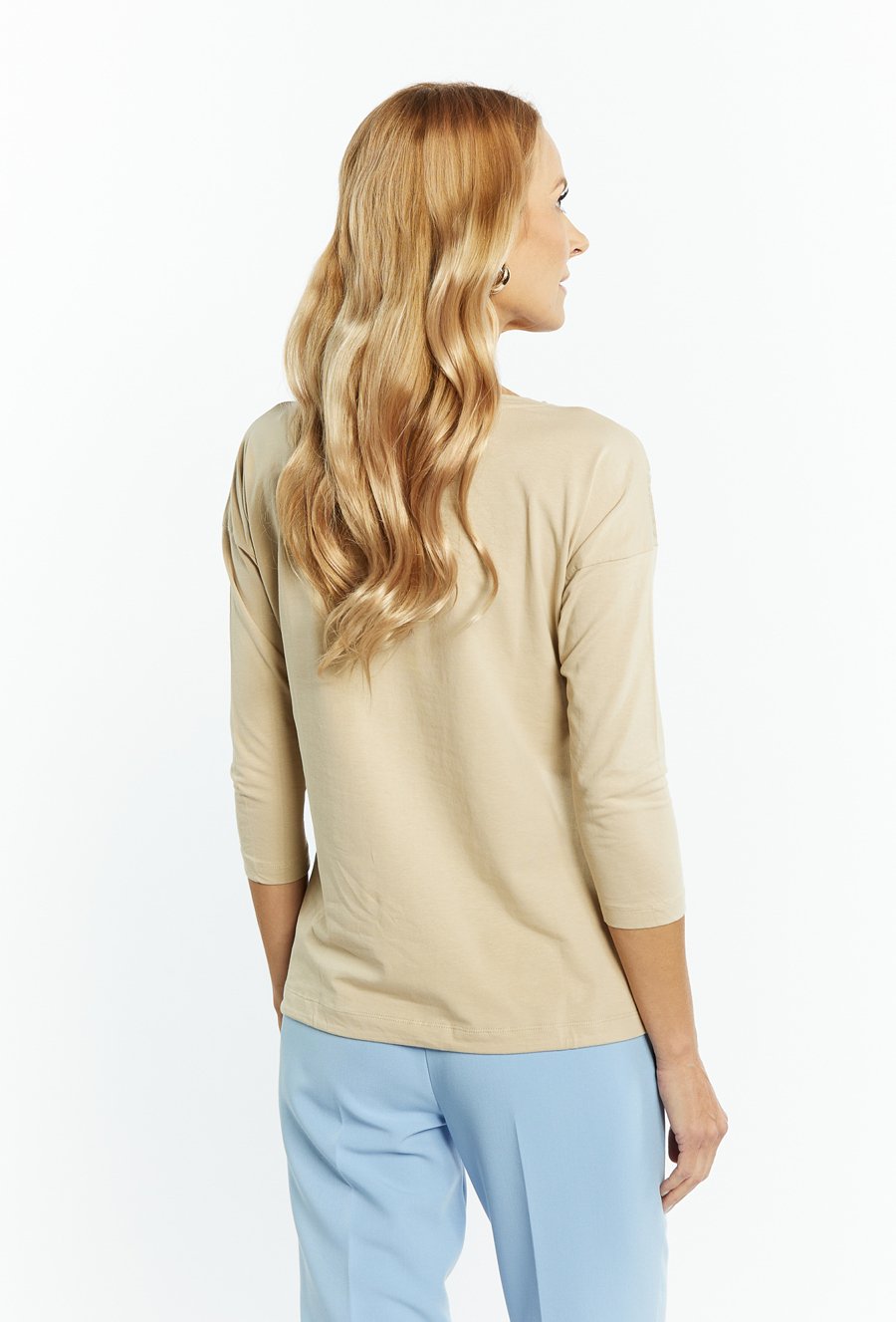 Bluzka damska z cekinową aplikacją