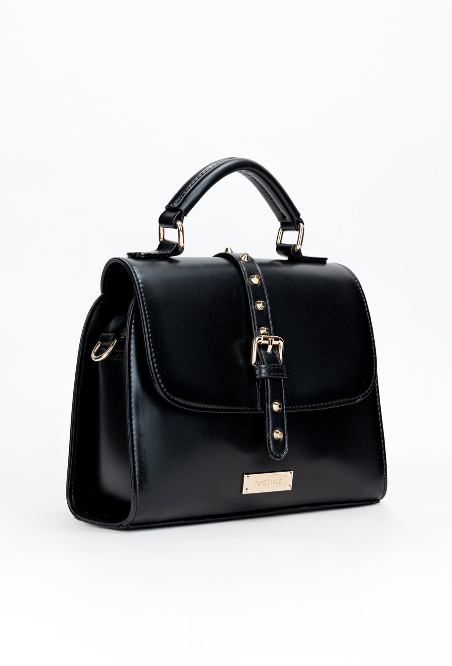 Kuferek damski z ćwiekami