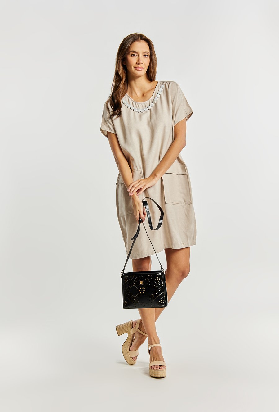 Torba damska z ciekawym wzorem