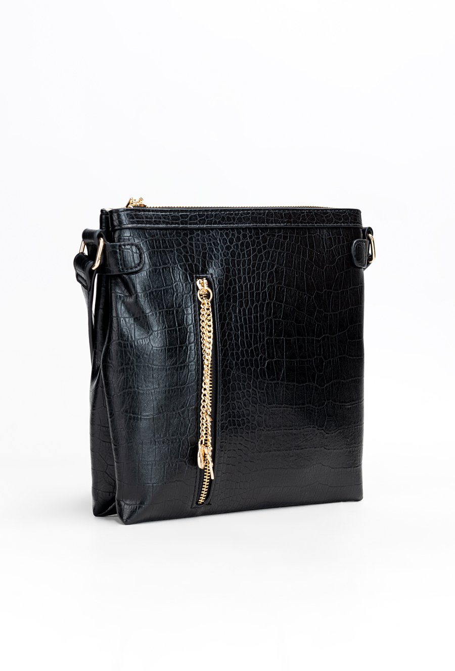 Torba damska z ozdobnym suwakiem