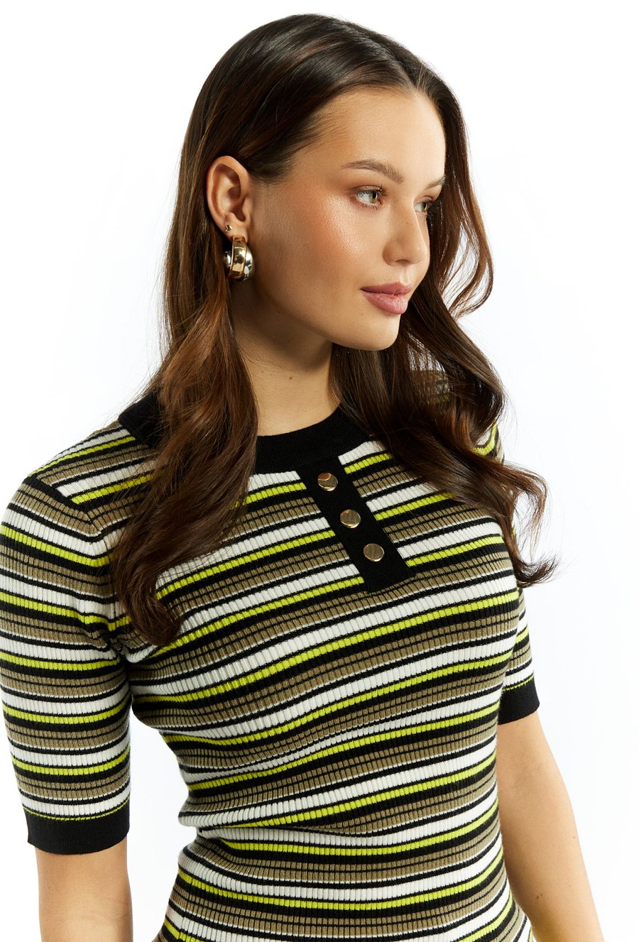 Sweter damski w paski