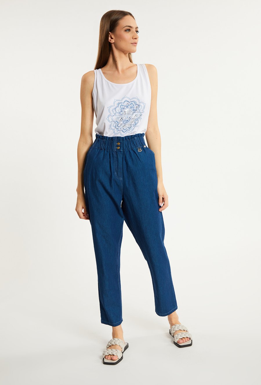 T-shirt damski na ramiączka