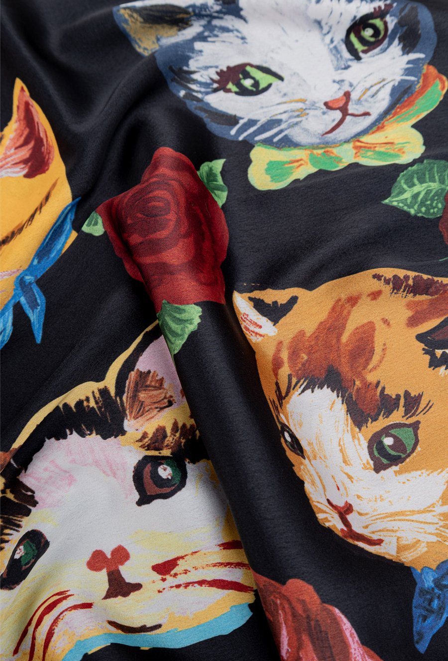 Apaszka damska w koty