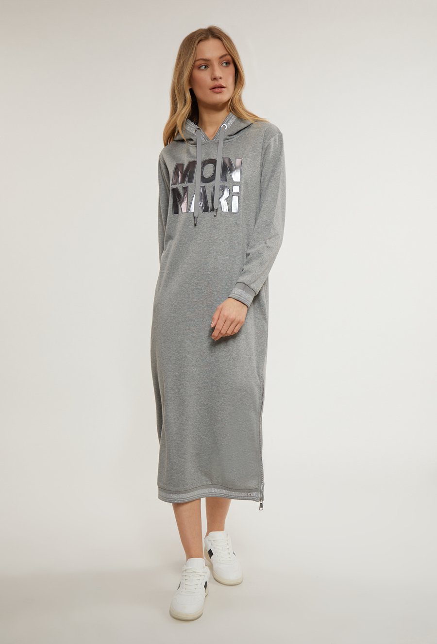 Dresowa sukienka midi