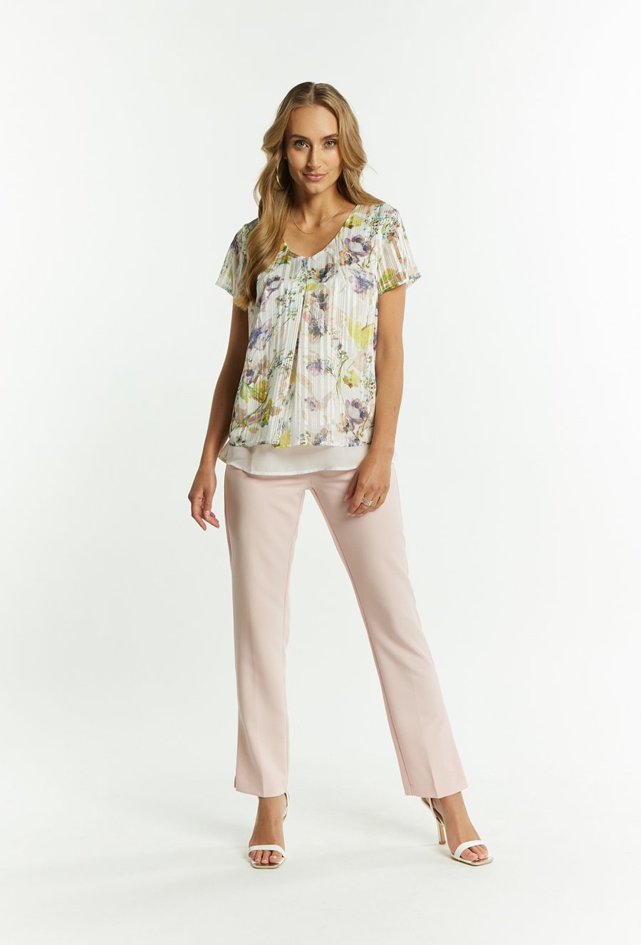 Wzorzysta bluzka damska