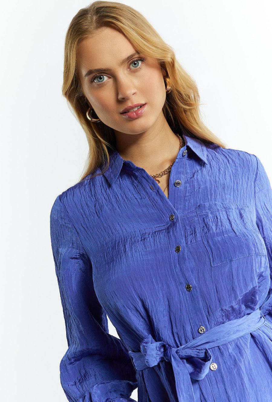 Sukienka damska z wiązaniem