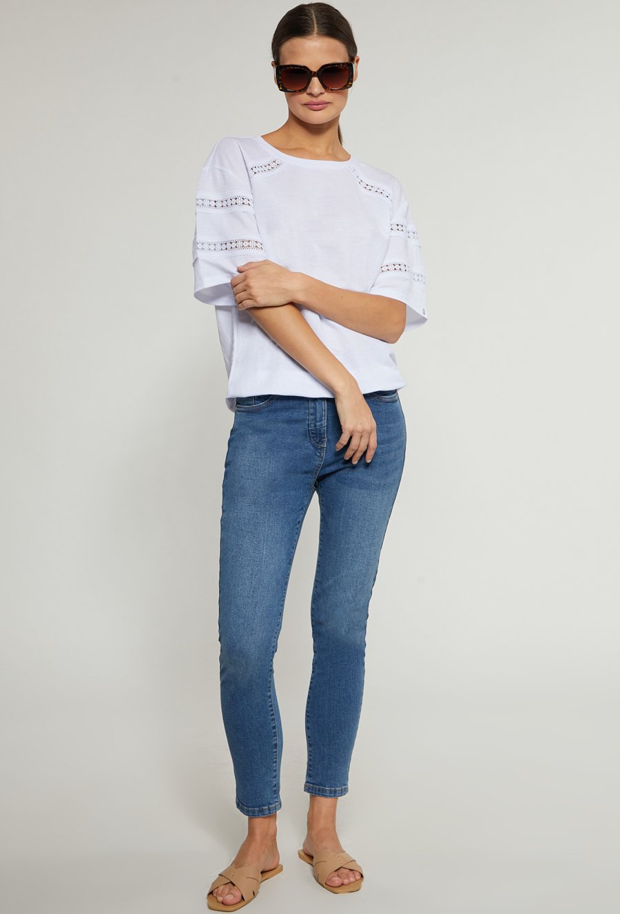 Bluzka damska z koronką