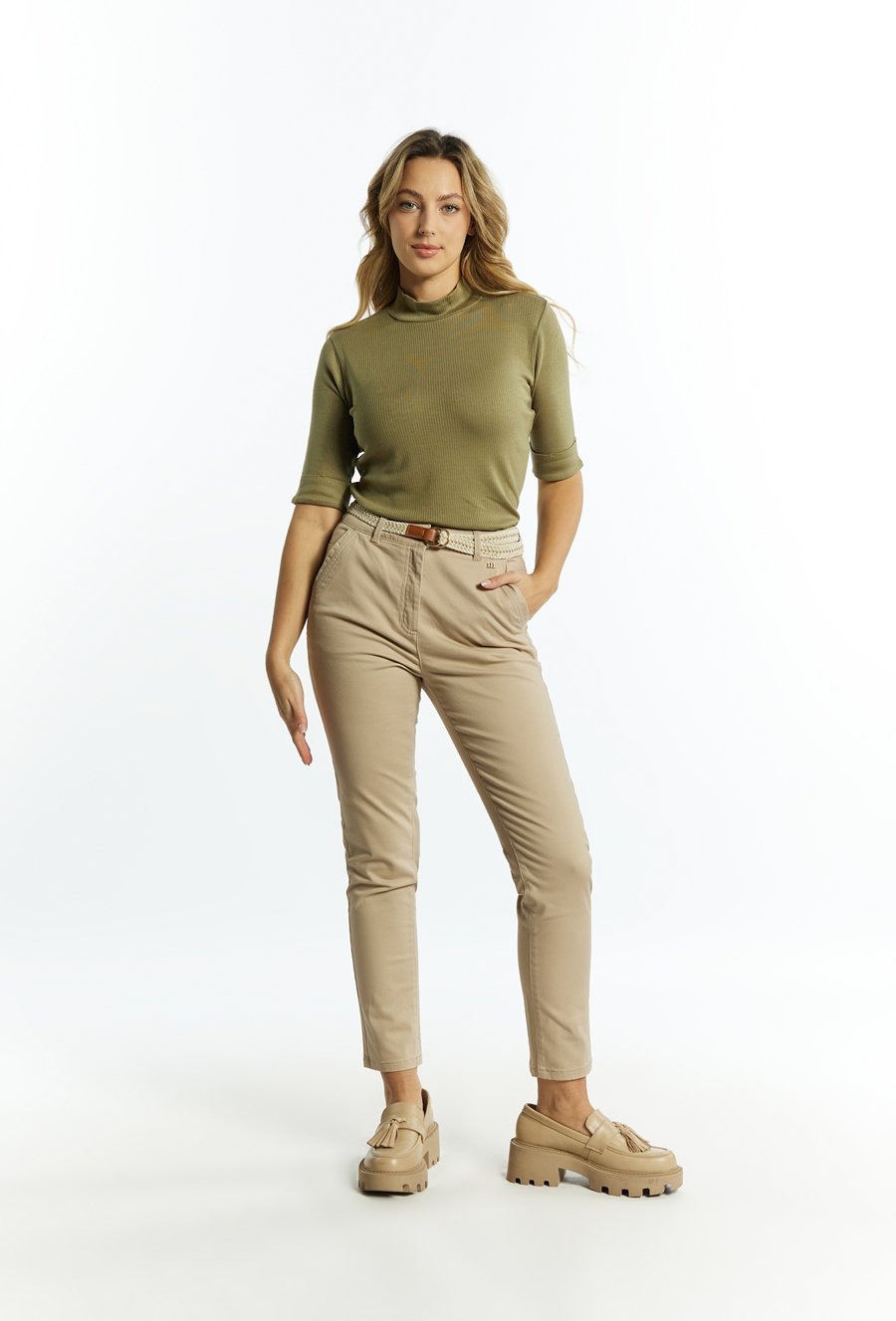 Bluzka damska z p&oacute;łgolfem