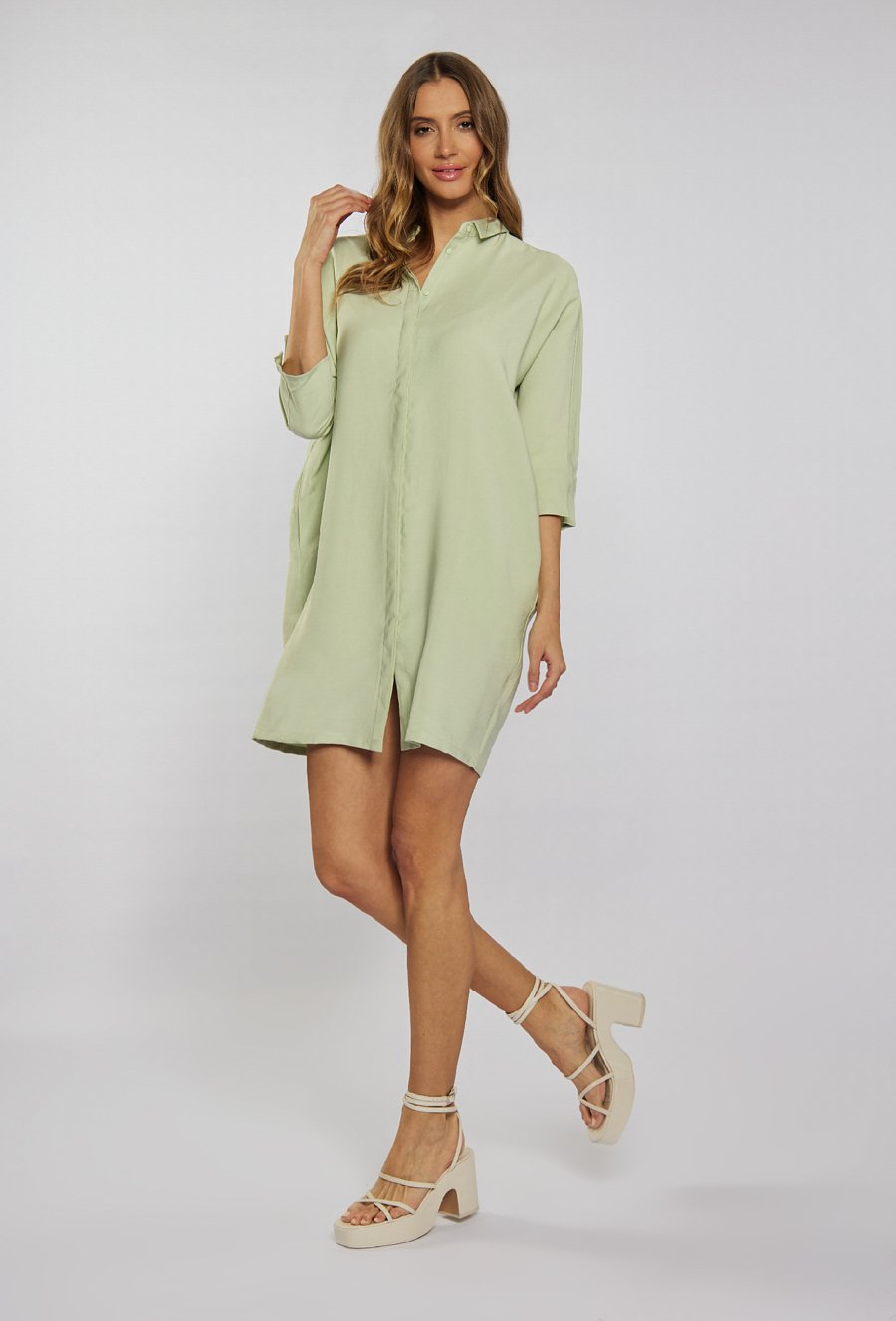 Koszulowa sukienka mini