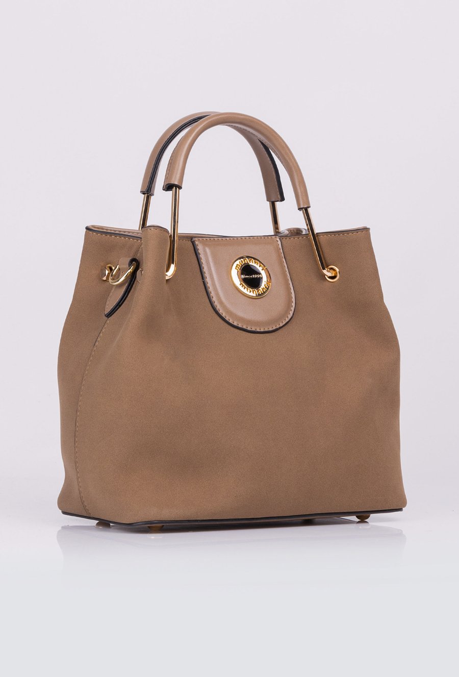 Torba typu crossbody z imitacji zamszu