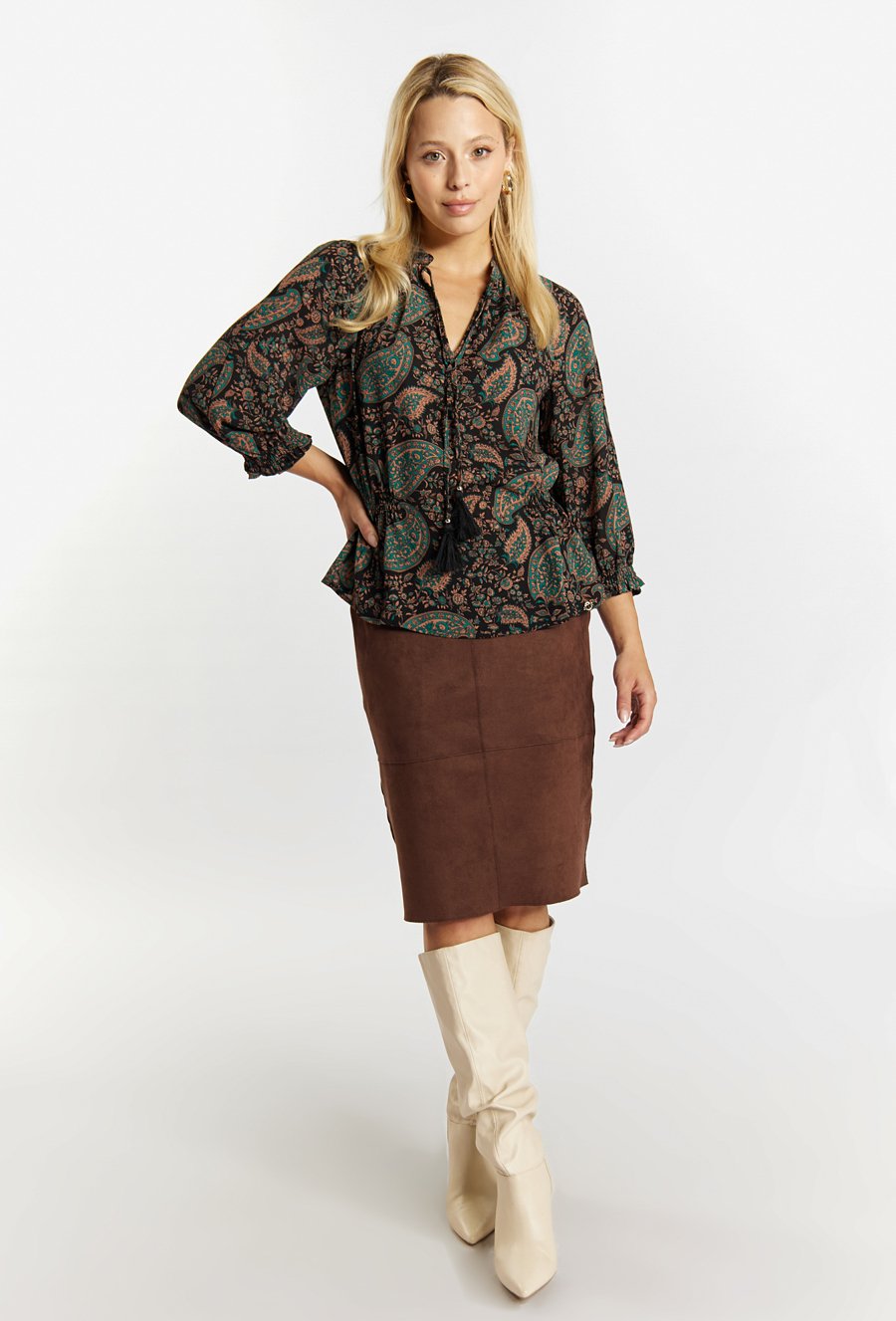 Bluzka ze ściągaczem