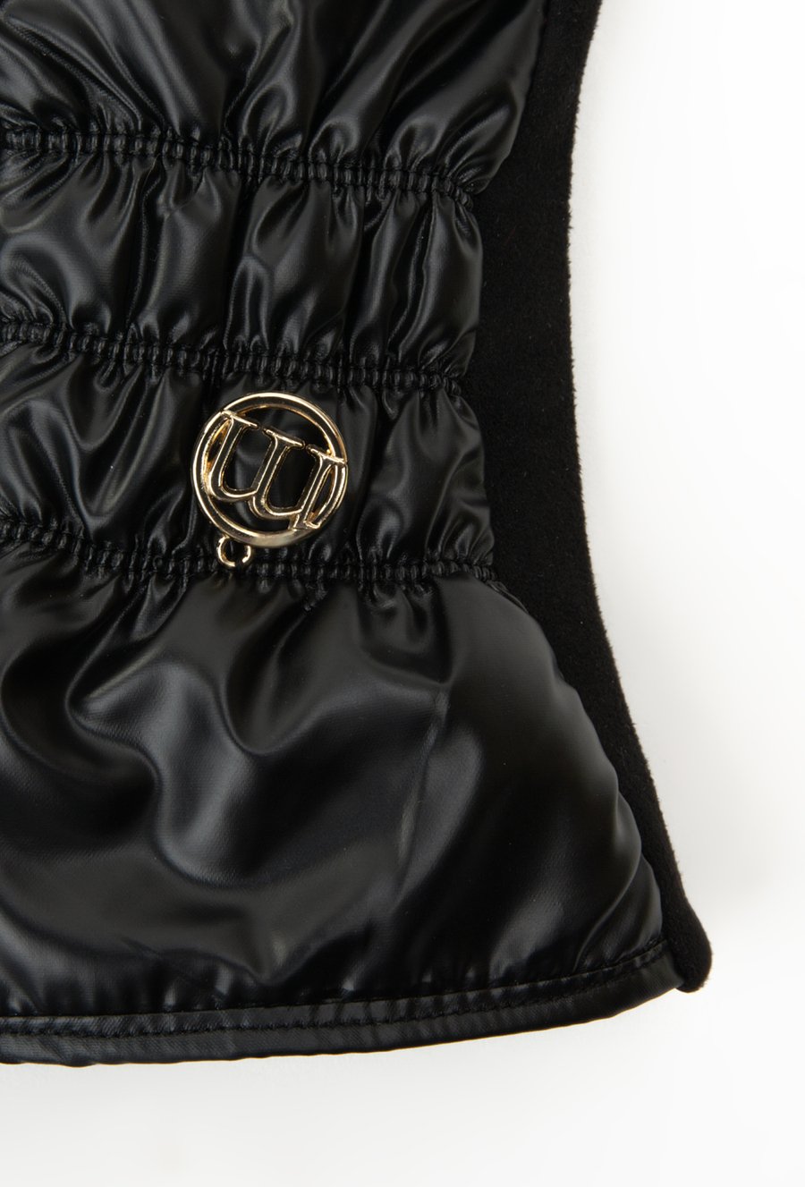 Połyskujące rękawiczki damskie