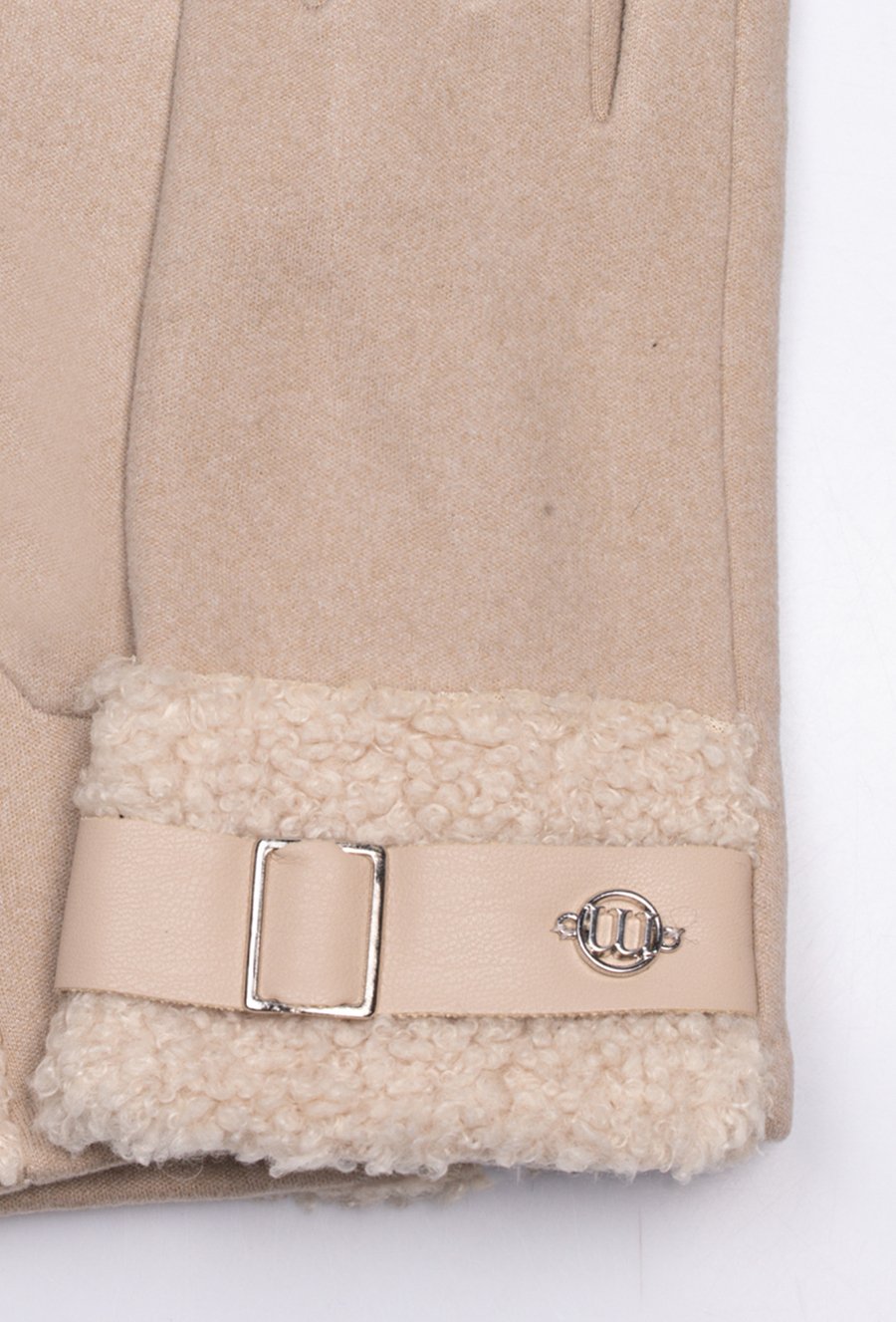 Rękawiczki z ozdobnym barankiem