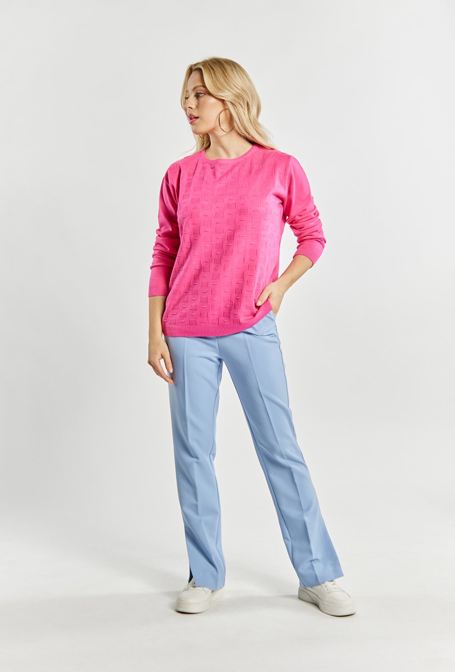 Wiskozowy sweter damski