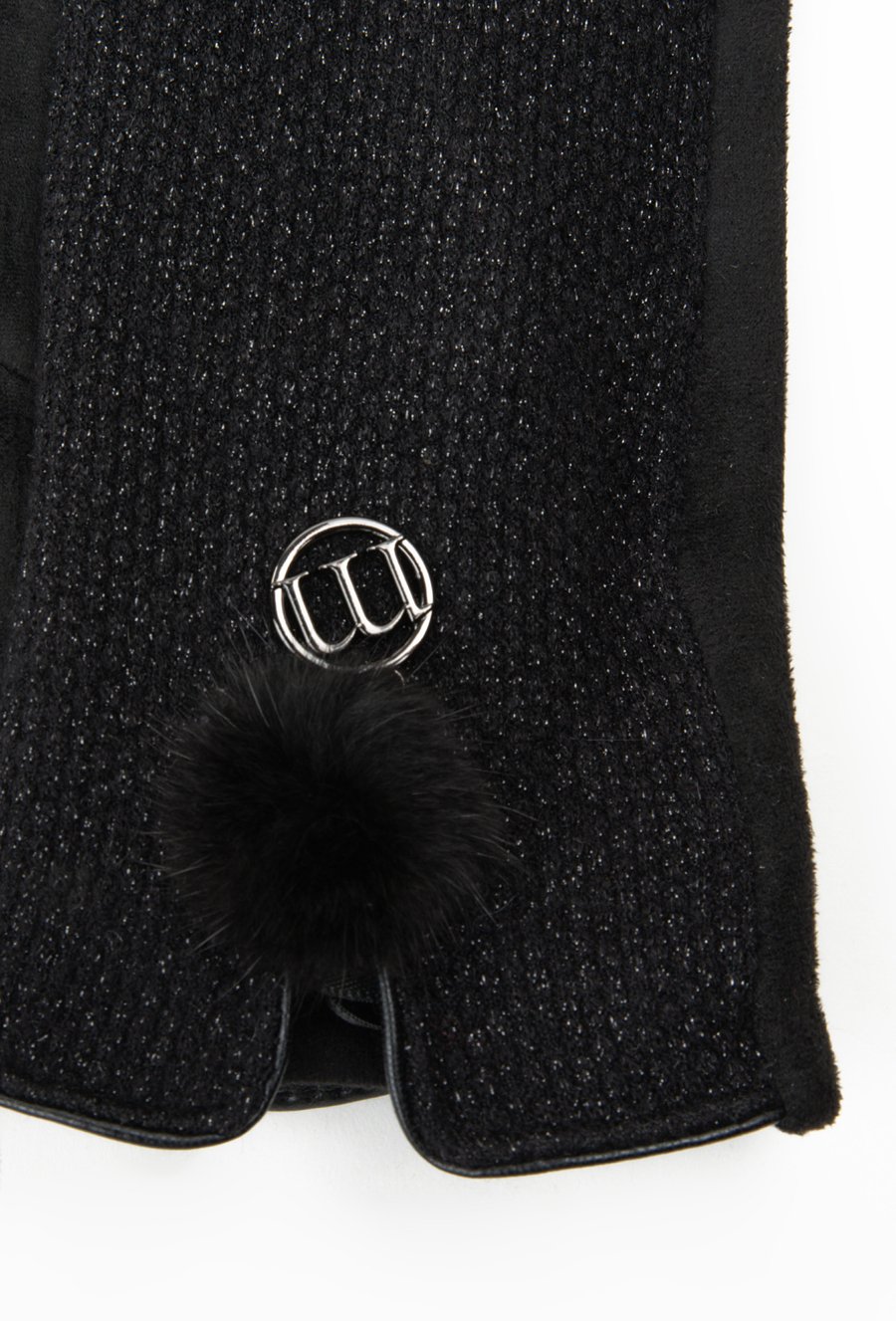 Rękawiczki z pomponem