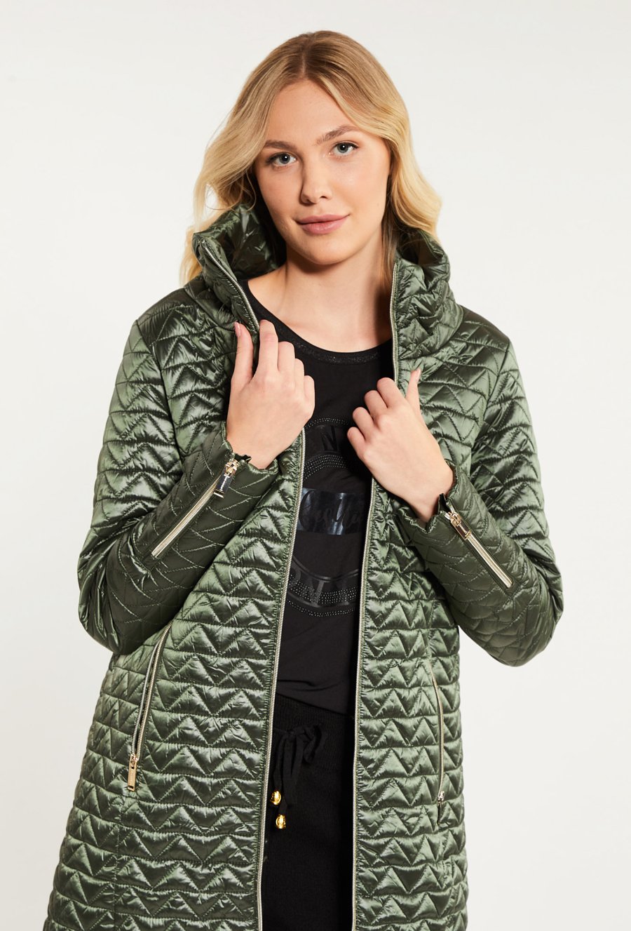 Pikowana kurtka damska