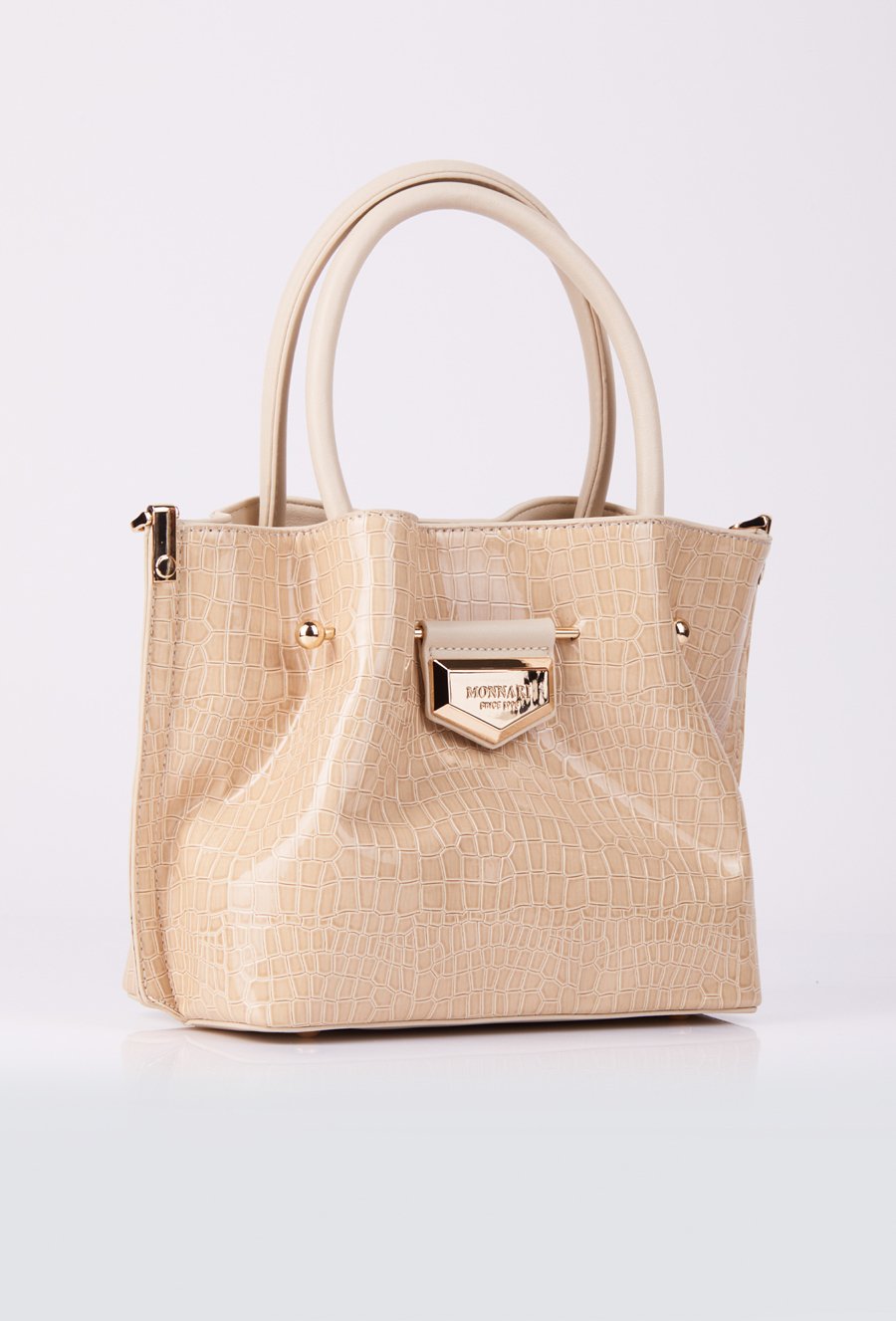 Mała torebka damska o ciekawym wzorze