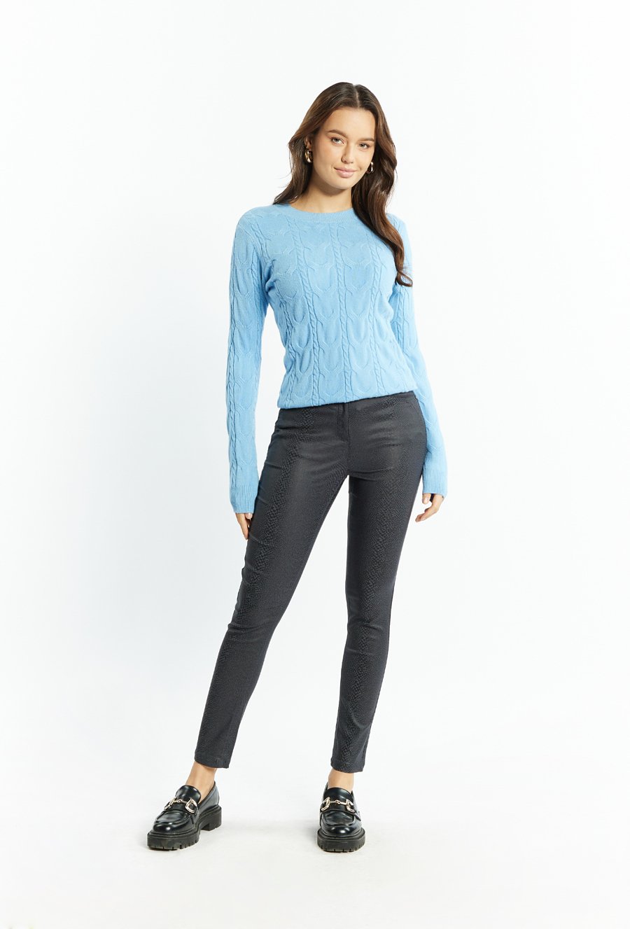 Dopasowany sweter damski