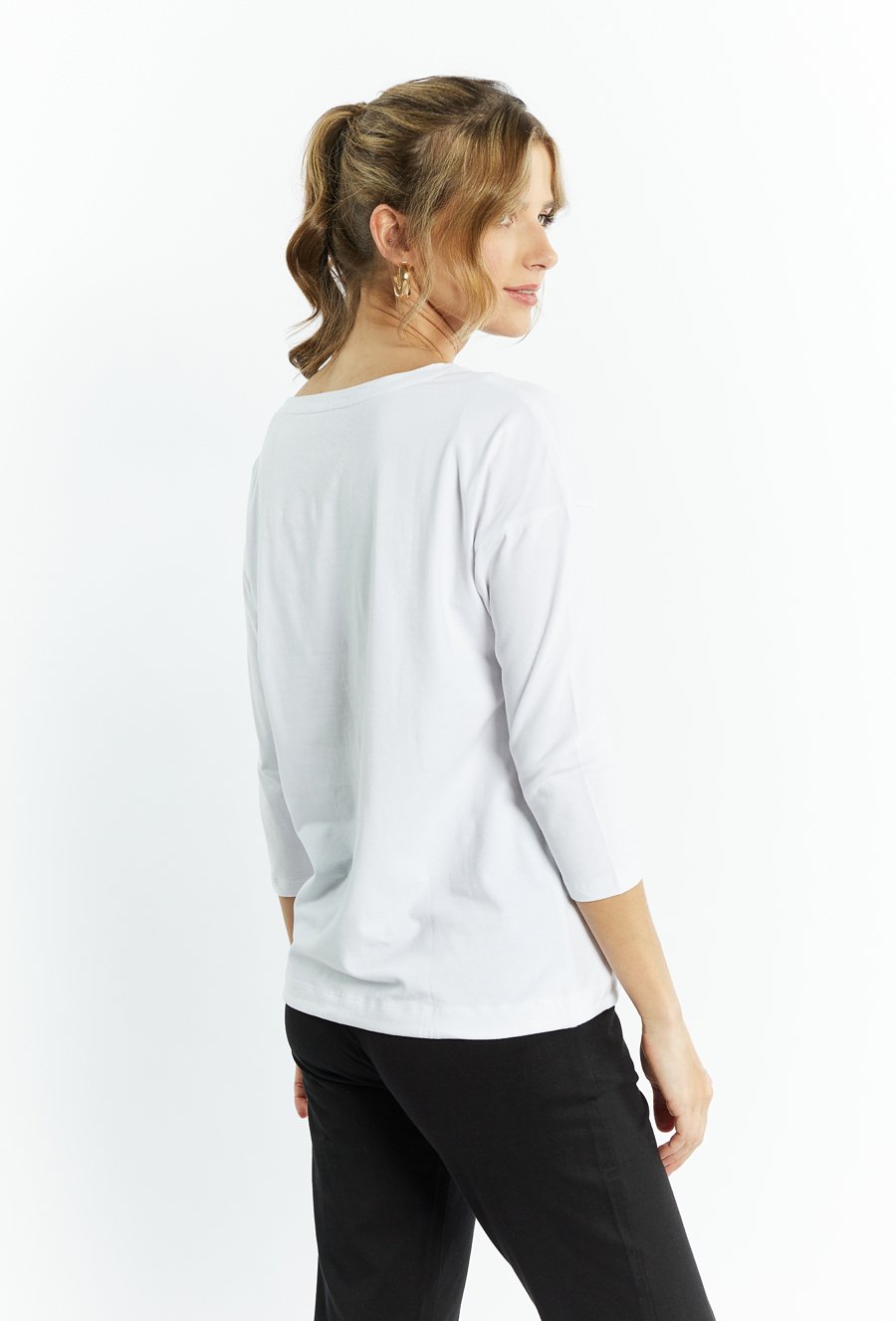 Bawełniany T-shirt damski