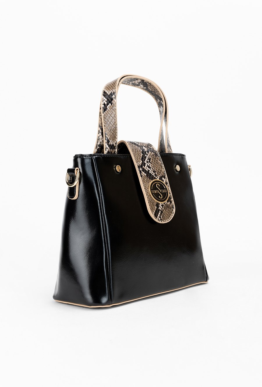 Kuferek damski lakierowany