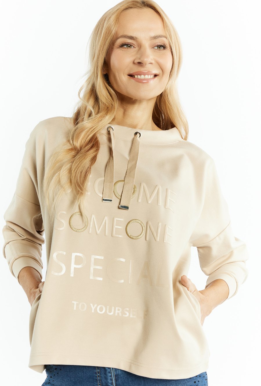 Bluza damska z napisem